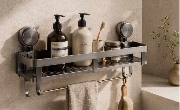 Bathroom shelf hero