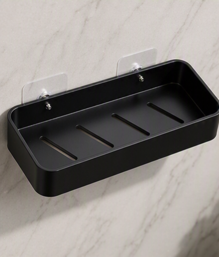 No-Drill Adhesive Wall Shelf – Twin Adhesive Mounts