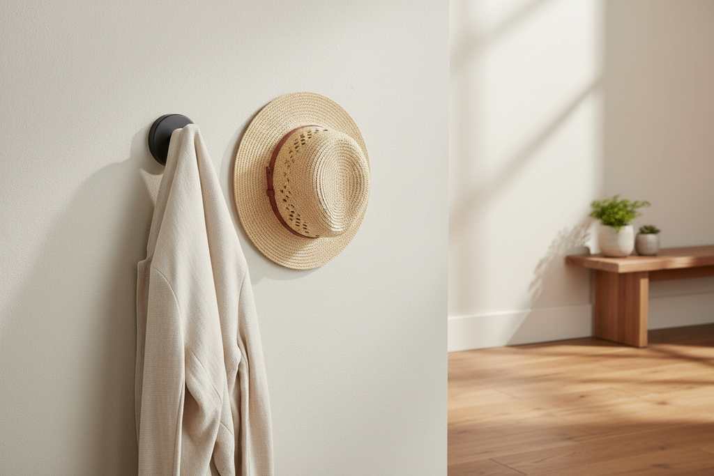 Hooks – hallway with jacket