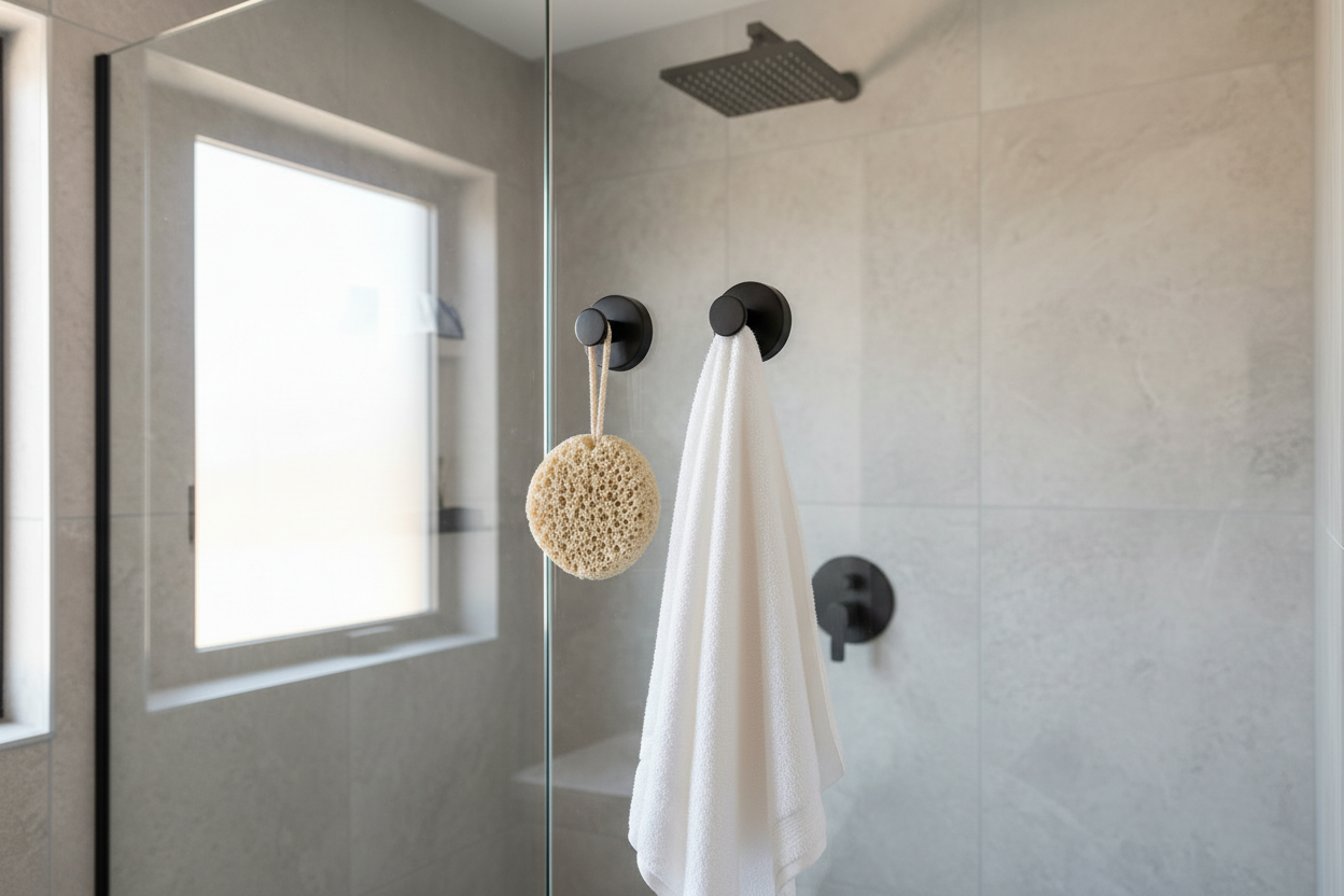 Hooks – shower screen, mixer only